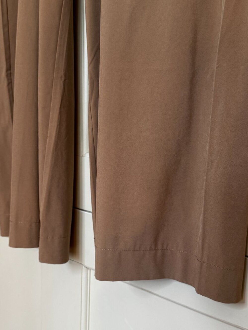 Vuori Womens Villa Wide Leg Pants Sorrel Brown Lightweight Stretch Size XS - Picture 9 of 16